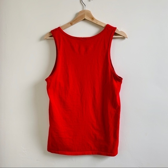 Fruit of the Loom “Don’t Stop Believin” Red Tank - Picture 3 of 7